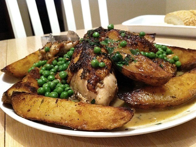 Chicken Vesuvio